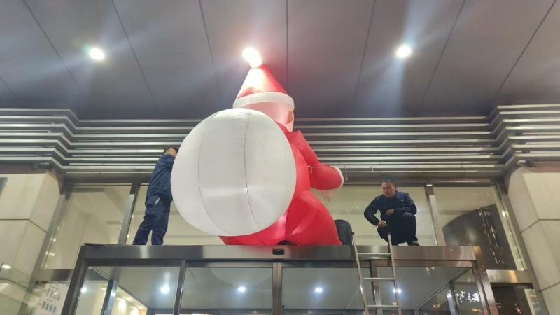 圣誕老人裝飾 圣誕老人裝飾__辦公物業(yè)公司